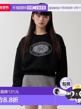 韩国直邮MAHAGRID 女士女士卫衣/绒衫MG2FSFM449ABK CLUB PARADISE