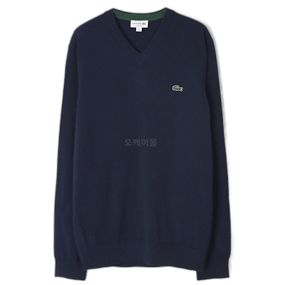 韩国直邮Lacoste拉科斯特针织衫男款时尚V领典版型毛衣AH1951-166