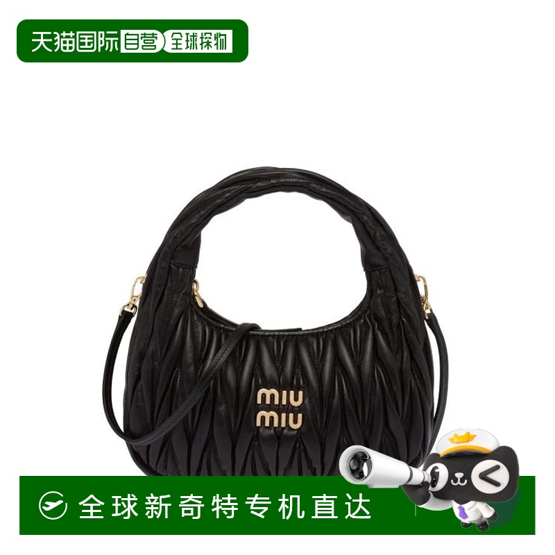 韩国直邮Miu Miu 手提包 5BC125AN88F0002 黑色 DOM