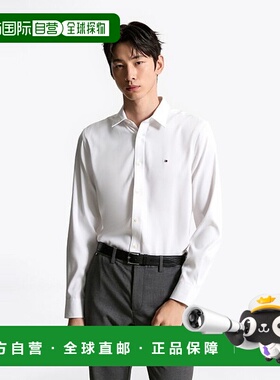韩国直邮TOMMY HILFIGER 修身高性能牛津格纹衬衫 T12F7WSH135MT1