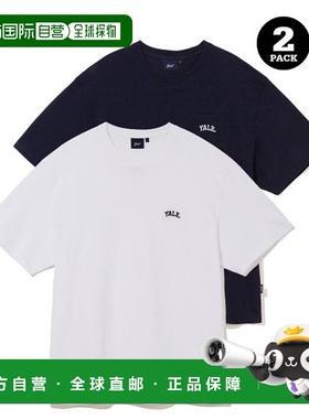 韩国直邮YALE (23SS) [ONEMILE WEAR] 2PACK SMALL ARCH TEE WHIT