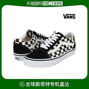 Black 韩国直邮Vans Old Vans Skool Sneakers 帆布鞋