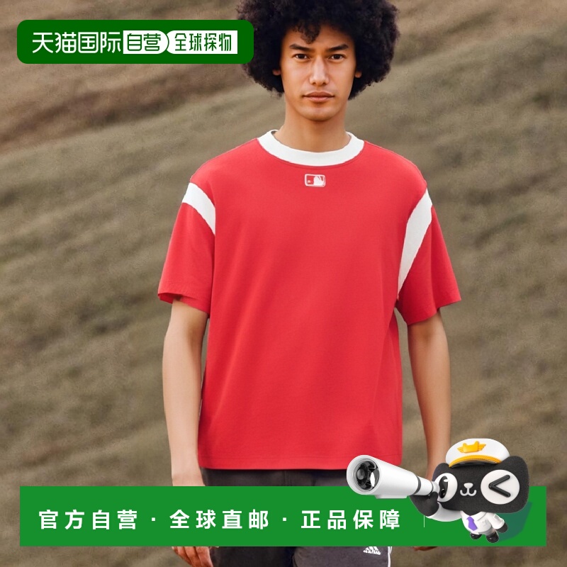 韩国直邮MLB 正品男士T恤3FTSV0343-43RDS短袖女式短款