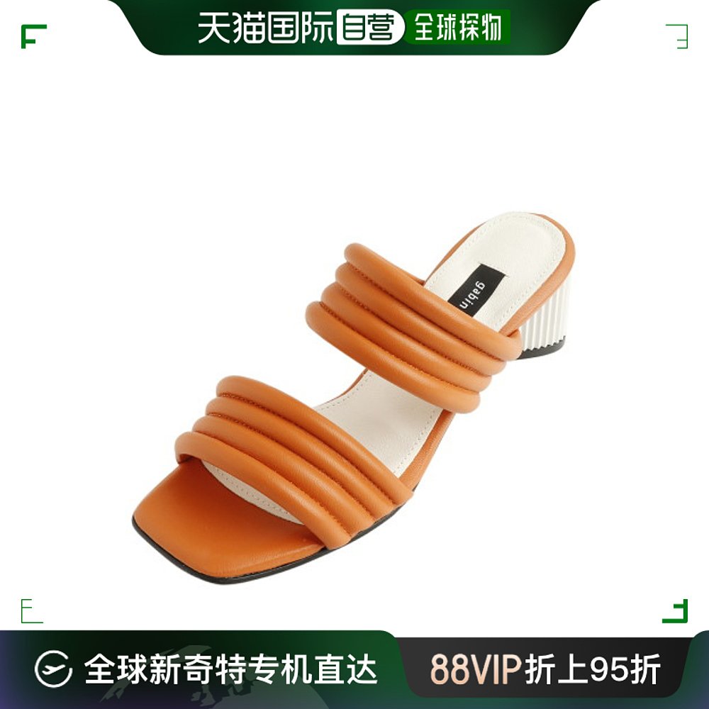 韩国直邮[GABING YANG]嘴软垫拖鞋高跟鞋手工鞋 GY20225 3cm