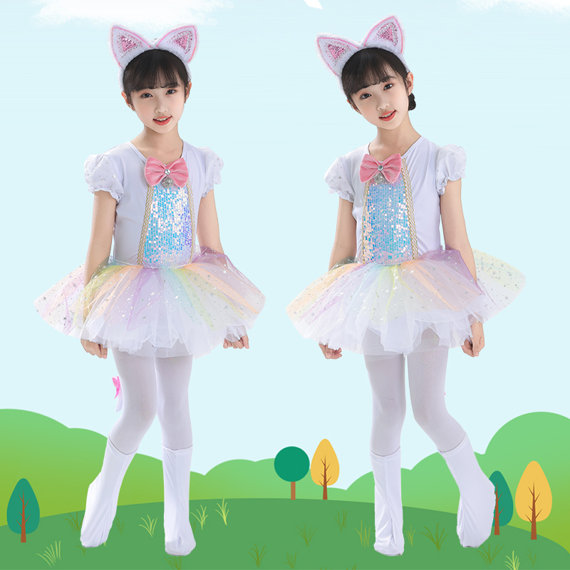 六一儿童小猫演出服幼儿园舞蹈