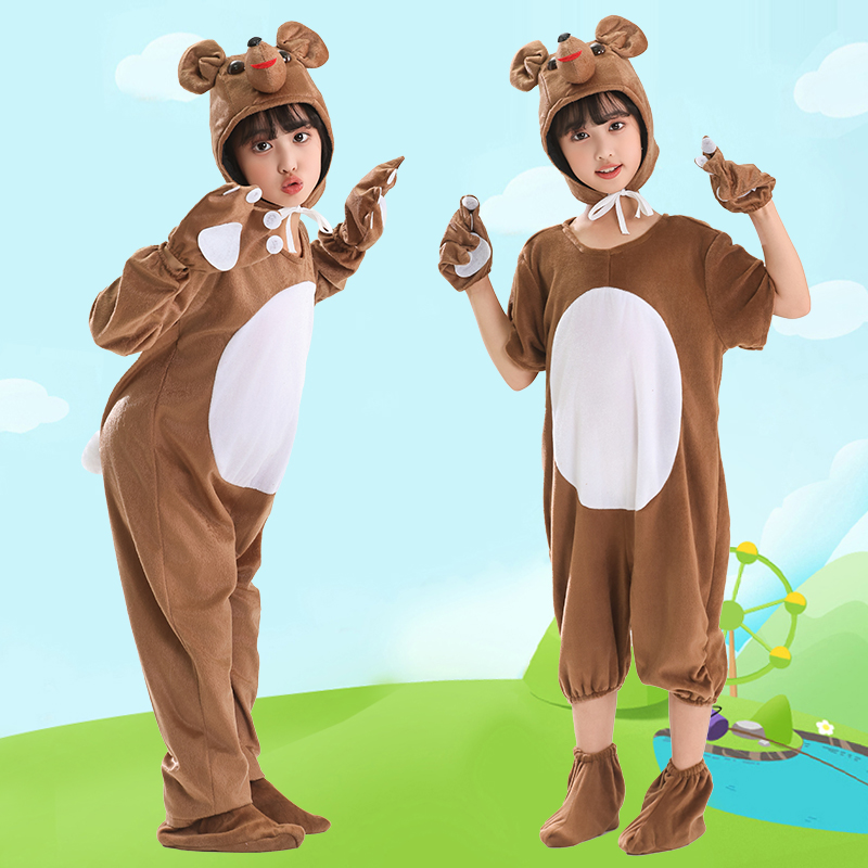 卡通动物熊演出服幼儿园小动物
