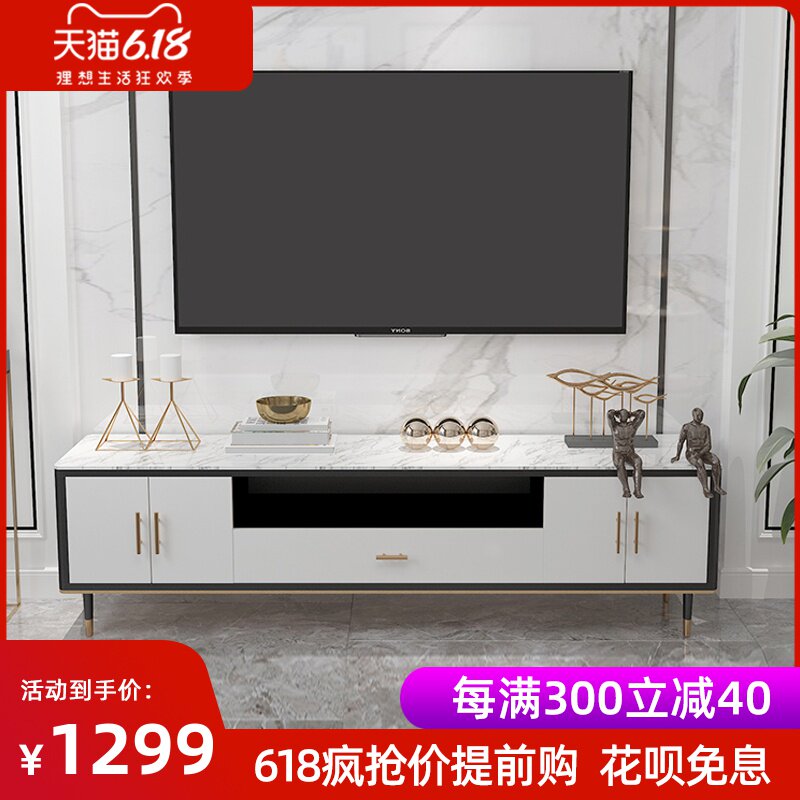 轻奢电视柜茶几组合大理石套装客厅现代简约小户型岩板电视柜北欧|msdalam kategori perabot kediaman, kabinet, kabinet TV - dari Buy2taobao.com untuk memberikan perkhidmatan ejen Taobao profesional membeli