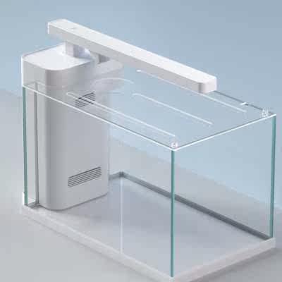 鱼呼吸生态小鱼缸亚克力鱼缸盖