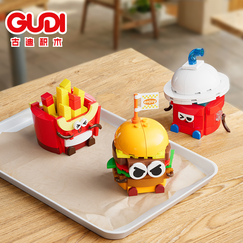 古迪拼插积木组装8周岁-14周岁
