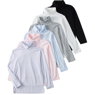 gkok双层高领薄款长袖打底衫