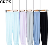 男童女童薄款 莫代尔棉裤 子夏季 儿童宽松裤 中大童宝宝冰丝灯笼睡裤