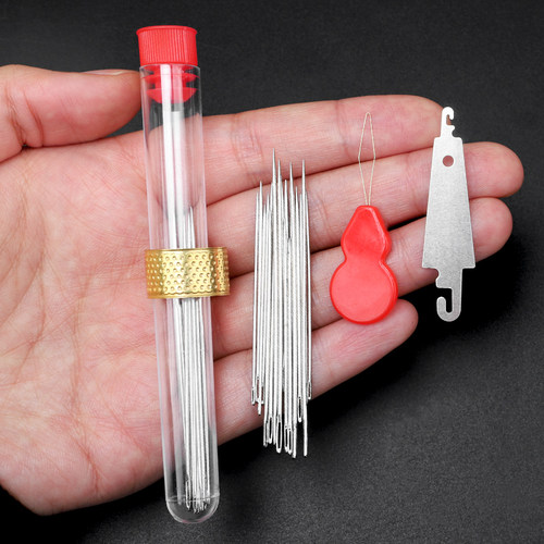 缝衣针家用缝衣服大眼针免穿针