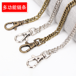 包包链条带配件带包链子单肩带斜挎背包带子斜跨宽铁链单买金属链