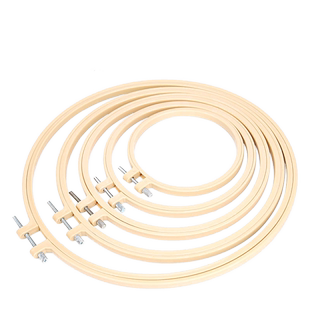 喜格格十字绣架子绣绷圈绣花绷子固定圈框架刺绣支架竹圈手持绣架