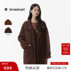 播复古宽松中长款 播奥莱 毛呢外套女20冬韩系呢大衣DDS4AD5120