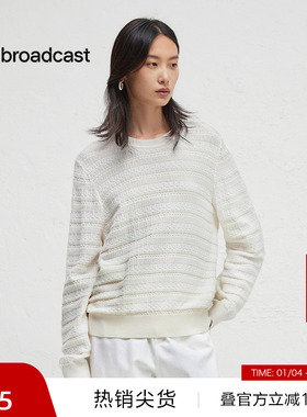 【播奥莱】播商场同款秋设计师胶囊系列圆领毛衣女BDR3SD3078