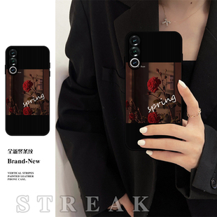 适用于魅族20INFINITY无界版 创意高级文艺壳 手机壳20pro复古玫瑰花魅族20全包防摔艺术M381Q保护套M391Q新款