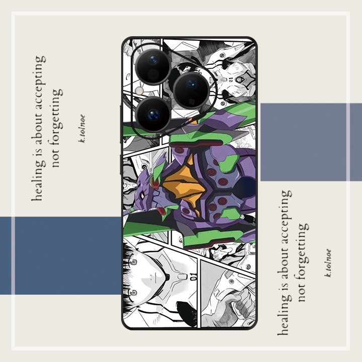 新世纪EVA适用华为P80Ultra手机壳pura80pro初号机Pura70Ultra定制p60Pro动漫