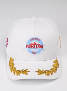 青林茂055型导弹驱逐舰102拉萨舰刺绣棉白色五片棒球帽