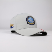 青林茂054型护卫舰526温州舰刺绣款 速干灰棒球帽