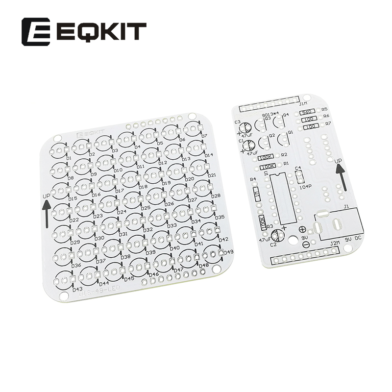 diy简易led点阵显示屏 三色呼吸灯led显示套件 diy字符显示器散件