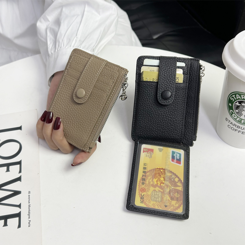 多卡位小卡包真皮卡片包头层牛皮