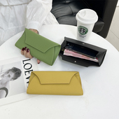 钱包女士2025新款 真皮超薄款 简约长款 百搭纯牛皮钱夹放手机手拿包