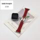 红色小蛮腰适用Apple Watch10代苹果真皮表带iwatch987小米9 8pro