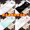 Marble Wood Mouse pad Super large thickening lovely girl student Northern Europe ins Office Computer keyboard Desk pad