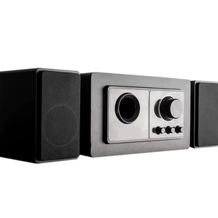 德国巨炮家用台式 电脑木质蓝牙音响2.1超重低音电视影响有源音箱