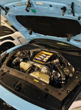 适合07-24款gtr35升级top secret钛合金紫色和绿色发动机引擎盖板