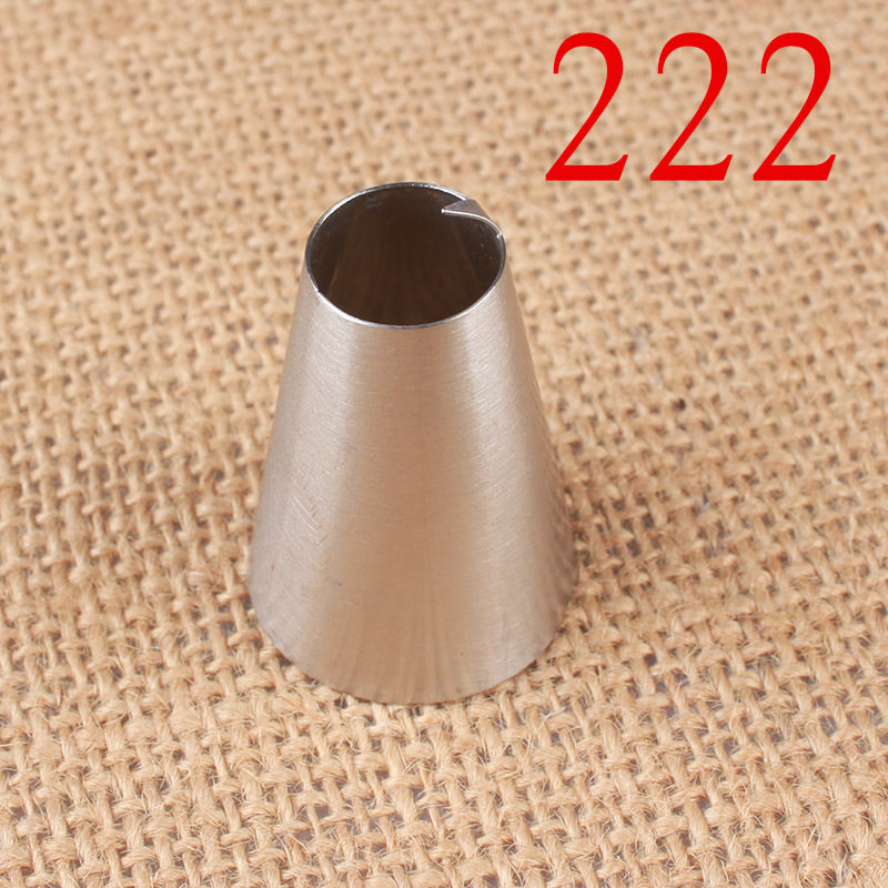 222# 寿桃奶油裱花嘴  烘焙蛋糕diy工具 不锈钢 中号