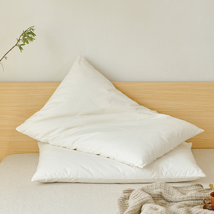 新疆纯棉花枕头软硬适中全棉花填充超低枕芯护颈椎助睡眠儿童枕头
