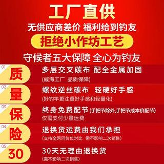 迷你小海竿抛竿远投便携超硬短节鱼D竿套装钢笔裸竿海杆路亚竿甩