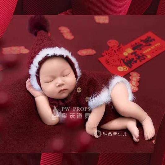 宝沃儿童摄影道具拍照服装满月照
