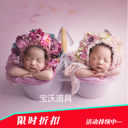 新生儿摄影主题满月照宝沃道具