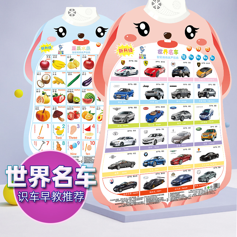 乐乐鱼有声挂图宝宝认知启蒙