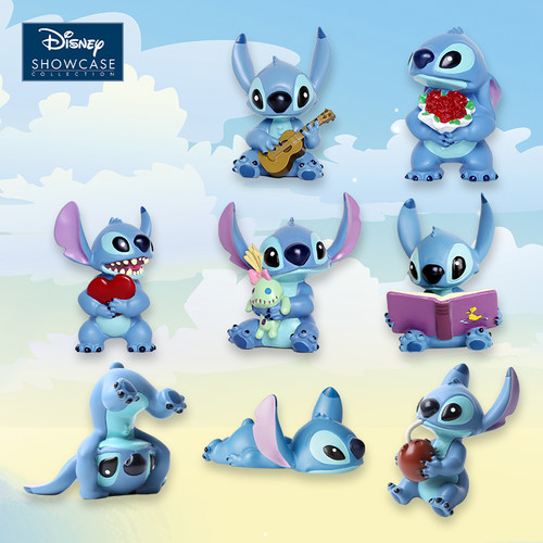 enesco迪士尼史迪奇手办星际宝贝Stitch史迪仔摆件