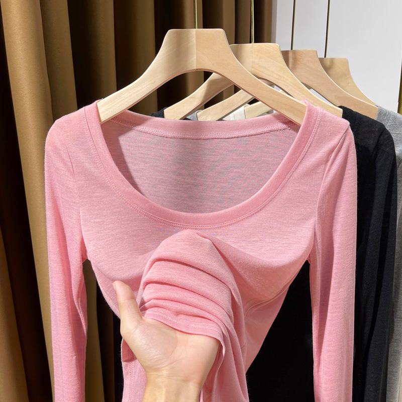 温娴长袖通勤网纱蕾丝上衣