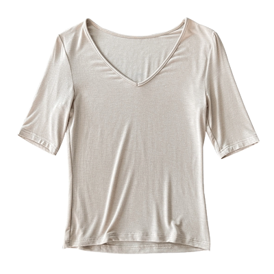 温娴五分袖通勤常规上衣