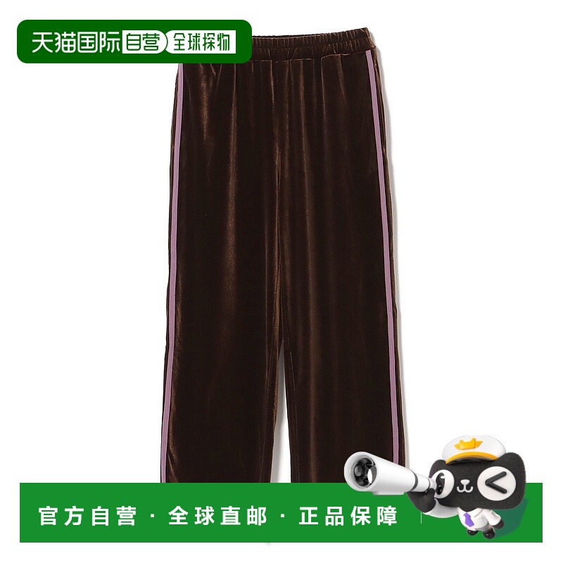 1h可退 日本直邮BEAMS HEART 女装 宽松侧条纹灯芯绒休闲裤 半拉