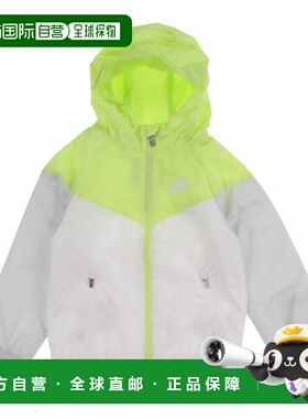 日本直邮Nike 儿童防风运动夹克 NKN WINDRUNNER 柠檬黄色