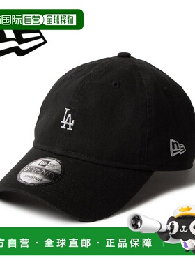 日本直邮New Era 9TWENTY MLB 迷你标志洛杉矶道奇队黑色棉质棒球