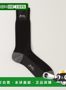 1h可退 日本直邮BRILLA per il gusto 男士双色提花袜子 24430047