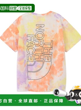 1h可退 日本直邮THE NORTH FACE 儿童涂鸦半袖T恤 NTJ32579北面