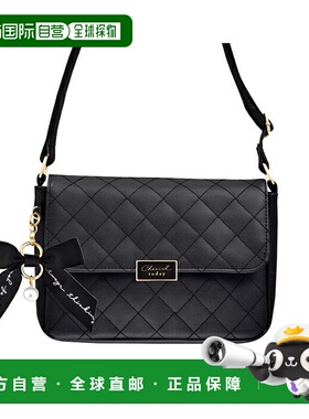 日本直邮绗缝翻盖迷你单肩包黑色134012