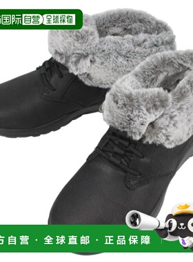 日本直邮SKECHERS 轻便短靴 Joy Cosy Charm 黑色/灰色 BKGY 1448