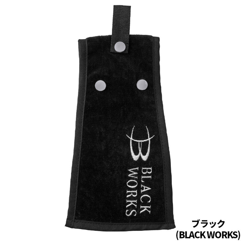 日本直邮Gamakatsu 钓鱼毛巾黑色(Black Works)GM2615