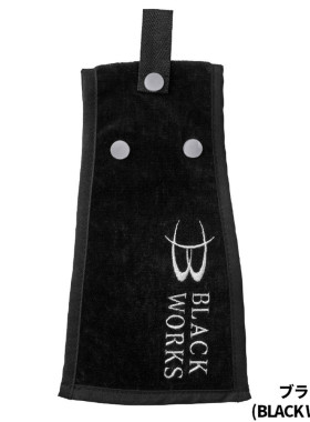 日本直邮Gamakatsu 钓鱼毛巾黑色（Black Works）GM2615