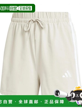日本直邮adidas-adidas妇女短裤要点三条纹棉短裤KVC54 JE1195 JE